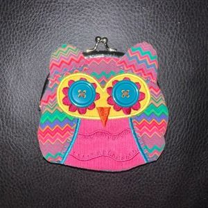 Stephen Joseph Owl Kisslock Coin Purse